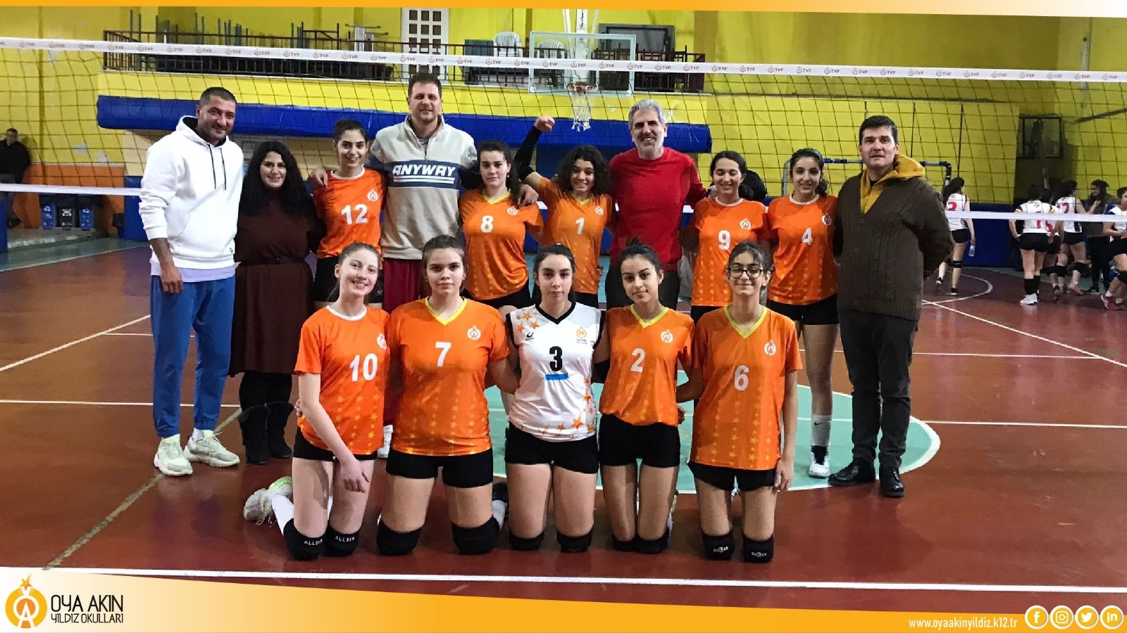 Lise Kız Voleybol Takımımız Çeyrek Finalde