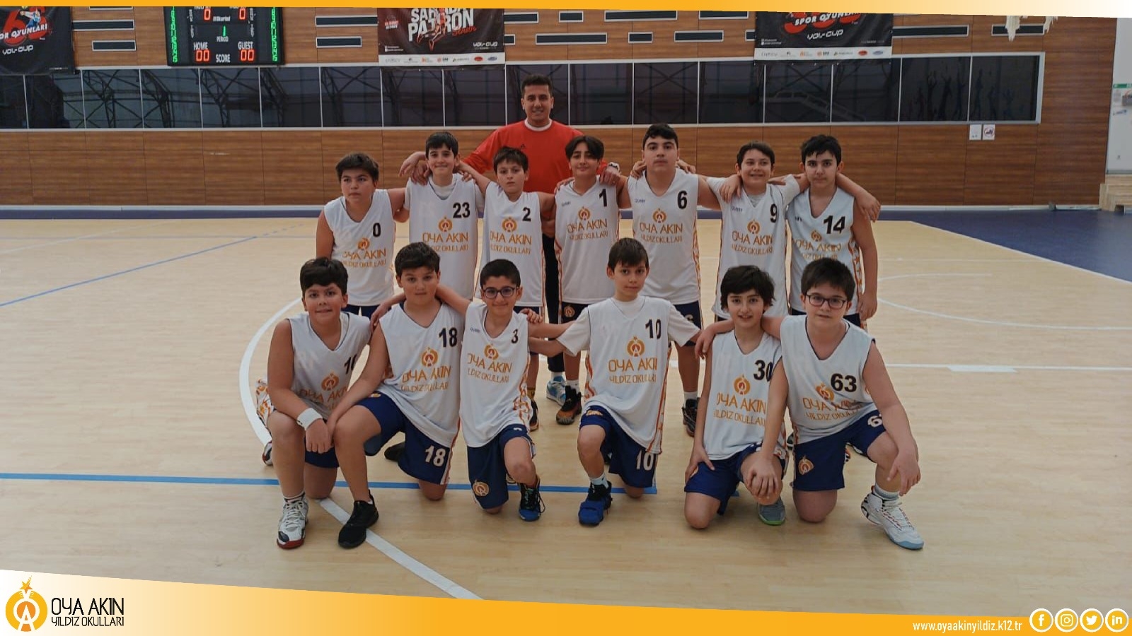 Okulumuz U-12 Basketbol Takımımızın İlk Maç Galibiyeti