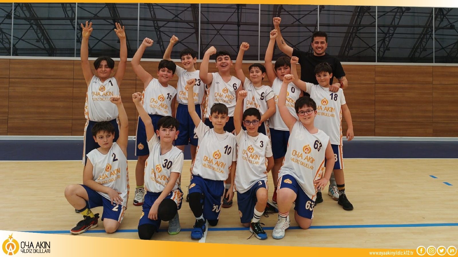 Oya Akın Portakal Çiçeği Küçük Erkekler Basketbol Takımımız Başarısı
