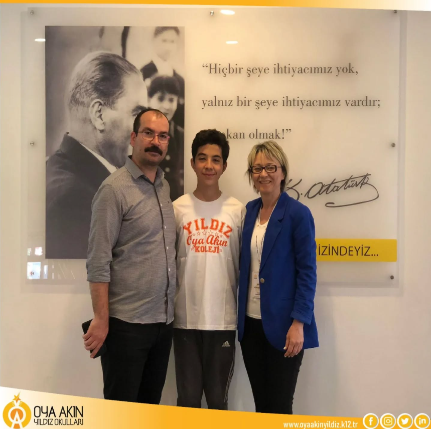 Oya Akın Yıldız Portakal &Ccedil;i&ccedil;eği Ortaokulu 8.sınıf &ouml;ğrencimiz Sevgili Doruk G&ouml;rg&uuml;l&uuml; T&uuml;rkiye Geneli Sebit LGS Deneme sınavında t&uuml;m soruları doğru cevaplayarak 1. olmuştur.