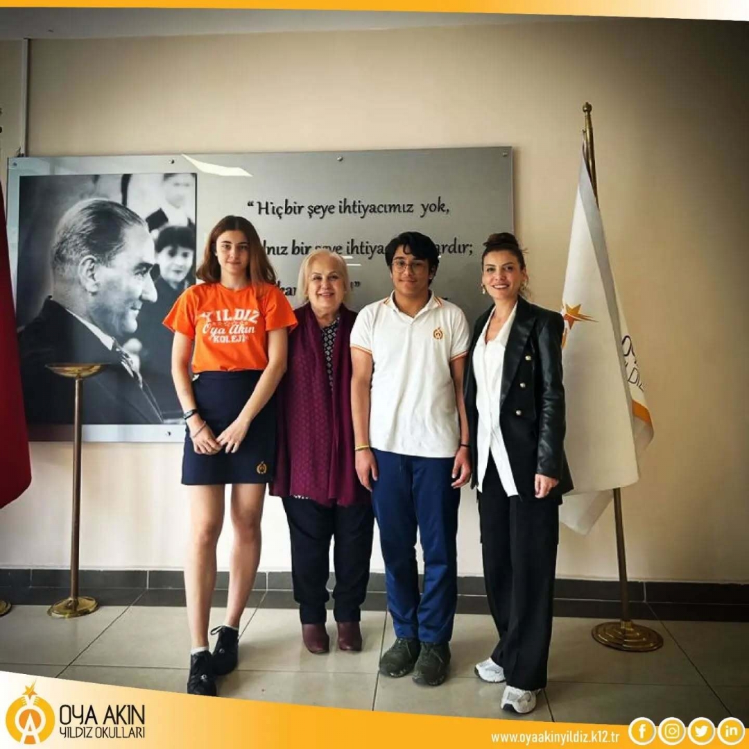 Oya Akın Yıldız Oran Ortaokulu 8.sınıf &ouml;ğrencilerimiz Sevgili Duru Yıldırım ve &Ouml;mer Kenan Karabaş T&uuml;rkiye Geneli Sebit LGS Deneme sınavında t&uuml;m soruları doğru cevaplayarak T&uuml;rkiye 1'cisi olmuşlardır. 5. sınıf &ouml;ğrencimiz Yiğit &Ccedil;a