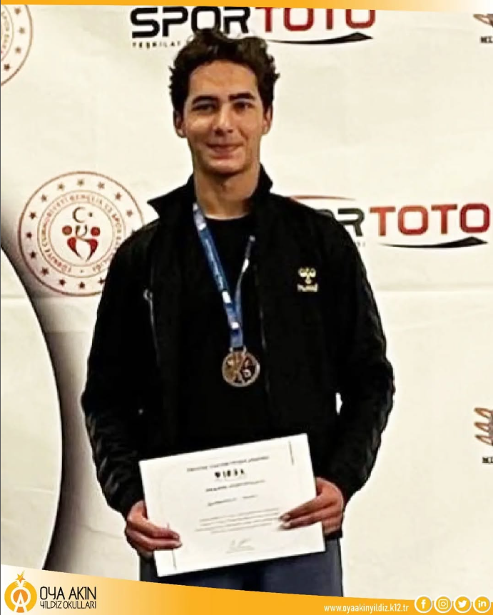 Sevgili &ouml;ğrencimiz Denizalp G&Uuml;&Ccedil;EL 15-17 Eyl&uuml;l tarihlerinde Ankara'da d&uuml;zenlenen Yıldızlar Eskrim T&uuml;rkiye Şampiyonası YILDIZ ERKEKLER FL&Ouml;RE dalında &uuml;&ccedil;&uuml;nc&uuml; olarak b&uuml;y&uuml;k bir başarıya imza atmıştır.