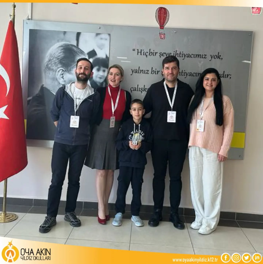 The World Cube Association (WCA) takviminde yer alan, 14-15 Ekim 2023 tarihlerinde Ankara'da yapılan ve farklı illerden bir &ccedil;ok yarışmacının katıldığı zeka k&uuml;p&uuml; yarışmasına katılan 5-B sınıfımızdan Emir &Ouml;zdemir 3x3x3 rubik k&uuml;p&uuml; kat