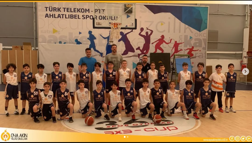 &Ccedil;ankaya MEM'n&uuml;n d&uuml;zenlediği ilkokullar arası basketbol turnuvasında yıldızlarımız B&uuml;y&uuml;k Kolej İlkokulunu 31 - 8 skorla yendi.