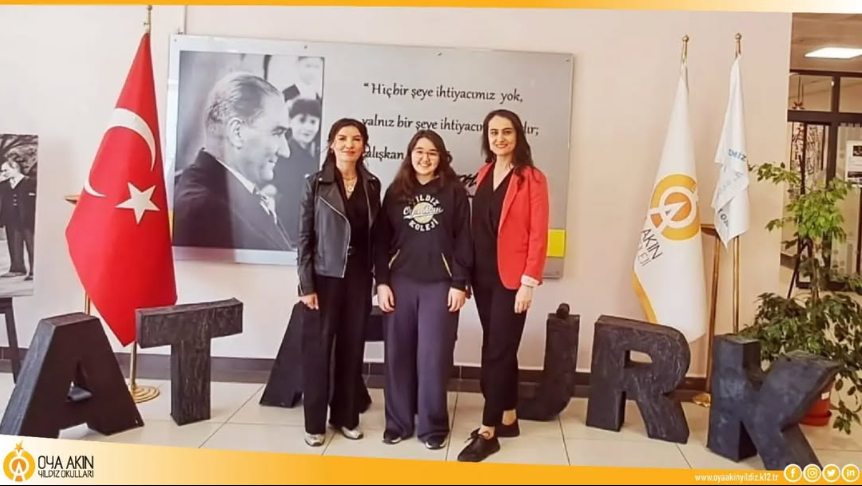 26.04.2024 tarihinde yapılan T&uuml;rkiye geneli SEBİT LGS - 7 deneme sınavında okulumuz 8/A sınıfı &ouml;ğrencimiz Tuğ&ccedil;e Kaya t&uuml;m soruları doğru cevaplayarak T&Uuml;RKİYE BİRİNCİSİ olmuştur. &Ouml;ğrencimizi kutluyor, başarılarının devamını dil