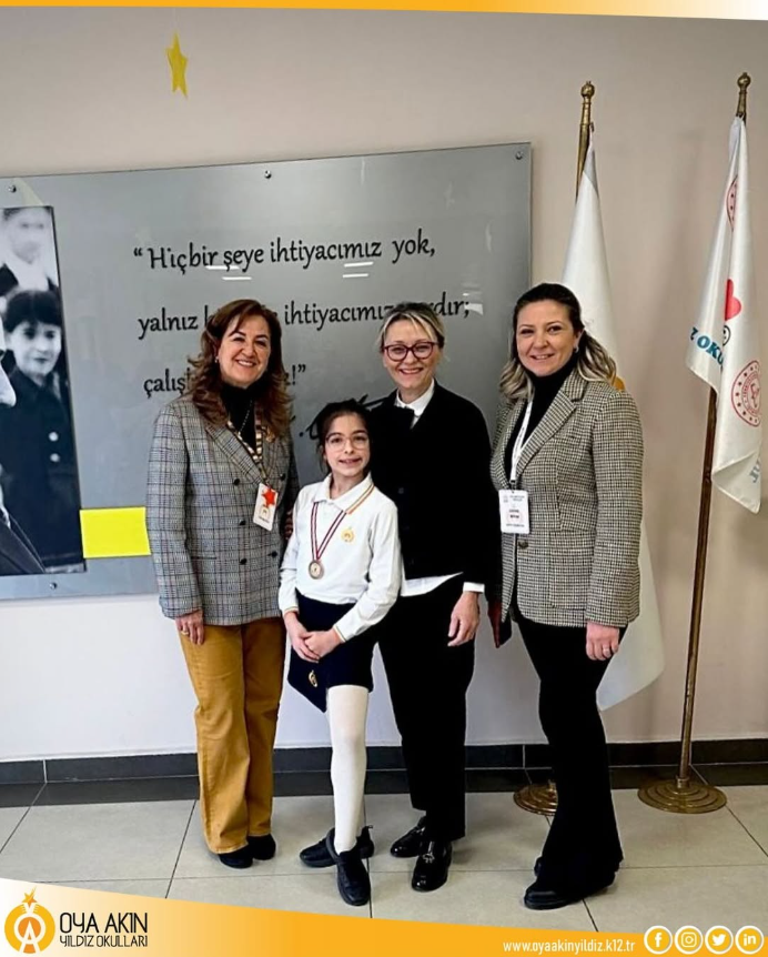 İstanbul&rsquo;da ger&ccedil;ekleşen T&uuml;rkiye Dans ve Spor Federasyonu Klasman Seviye Yarışlarında 4. Sınıf &ouml;ğrencilerimizden Beril &Ouml;l&ccedil;er Solo Minik 2 Seviye 1 Latin 3.l&uuml;k aldı. &Ouml;ğrencimizin başarısıyla gurur duyuyoruz. Yıldızın hep parlarsın